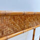 Vintage rattan planter