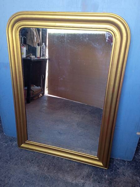 Miroir Louis Philippe bois doré ep XIX em - 110 cm