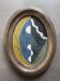 Art Deco painted plateau 1930