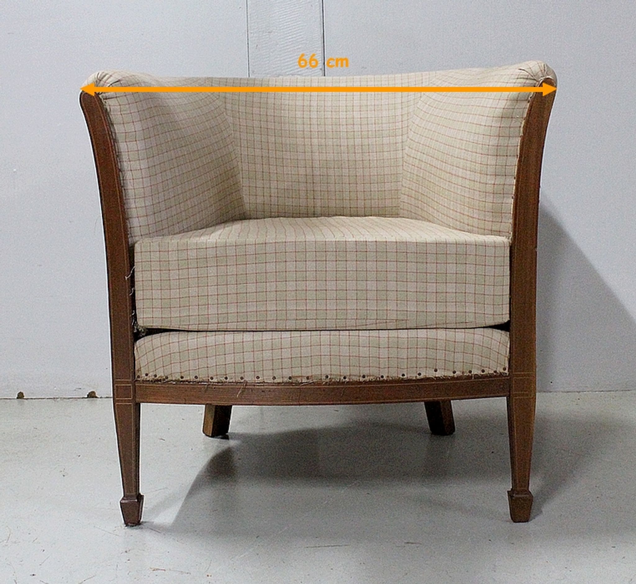 Mahogany armchair, Art Deco 1930