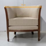 Mahogany armchair, Art Deco 1930