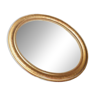 Large oval mirror