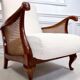 Vintage shepherdess armchair