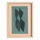 Peinture sur papier ancien signée eawy