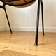 Chair DSC 106 by Giancarlo Piretti for Castelli 1970s' in beige cotton