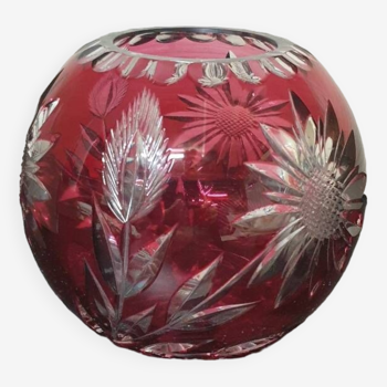 Baccarat ball vase