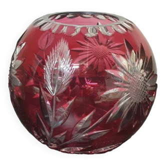 Baccarat ball vase