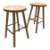 Paire de tabourets vintage en bois