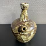 Ceramic pitcher signed Pegomas