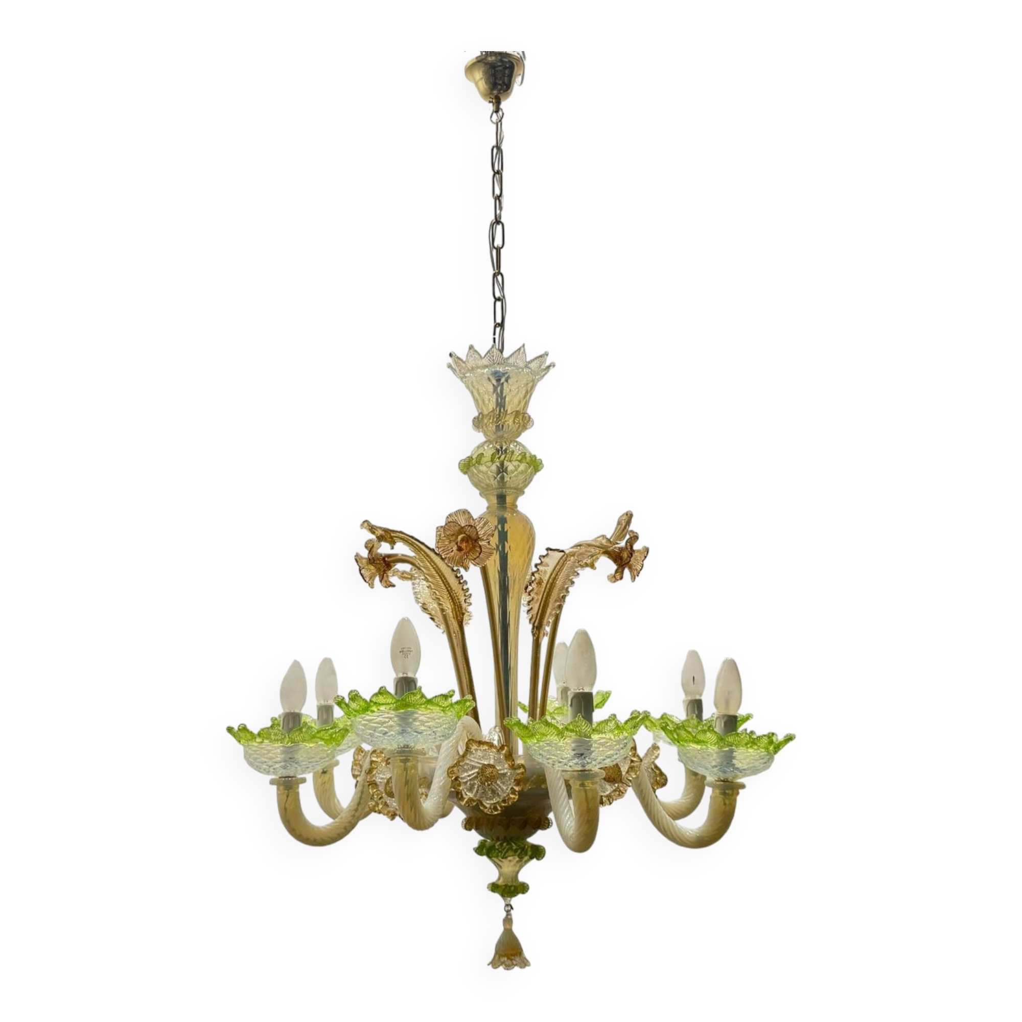 Venetian Murano Glass Chandelier 1960’s