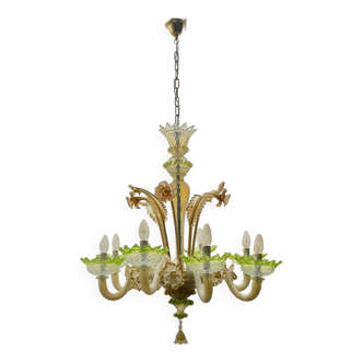Venetian Murano Glass Chandelier 1960’s