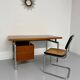 Teak and metal desk designed by George Frydman Efa 1960s vintage