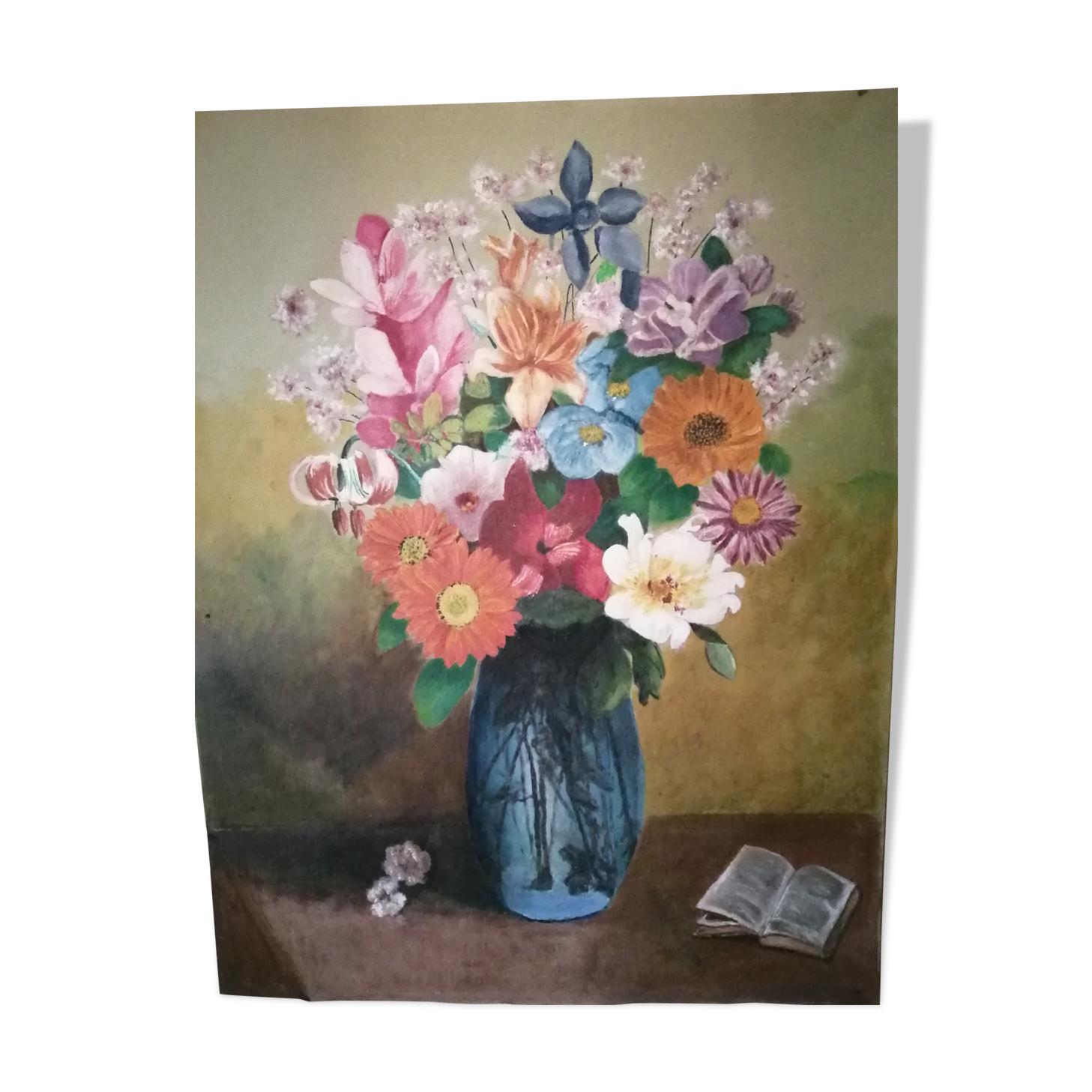 Painting flowers