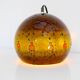 Lampe pendante émaillée vintage attribuée à Hustadt Leuchten des années 1970