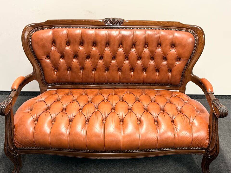 Original Vintage Chesterfield Chippendale Living Room set