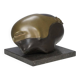 Sculpture Masked Face by Jos van Vreeswijk