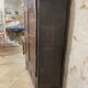 Antique carved wooden wardrobe