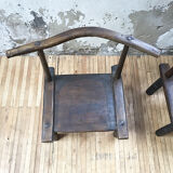 Pair of Ivory Coast chairs 50s