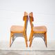 Pair of vintage wooden chairs