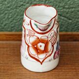 Milk jug, Chinese decor, Bayeux porcelain