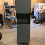 Old metal cabinet 4 shelves and hospital cloakroom