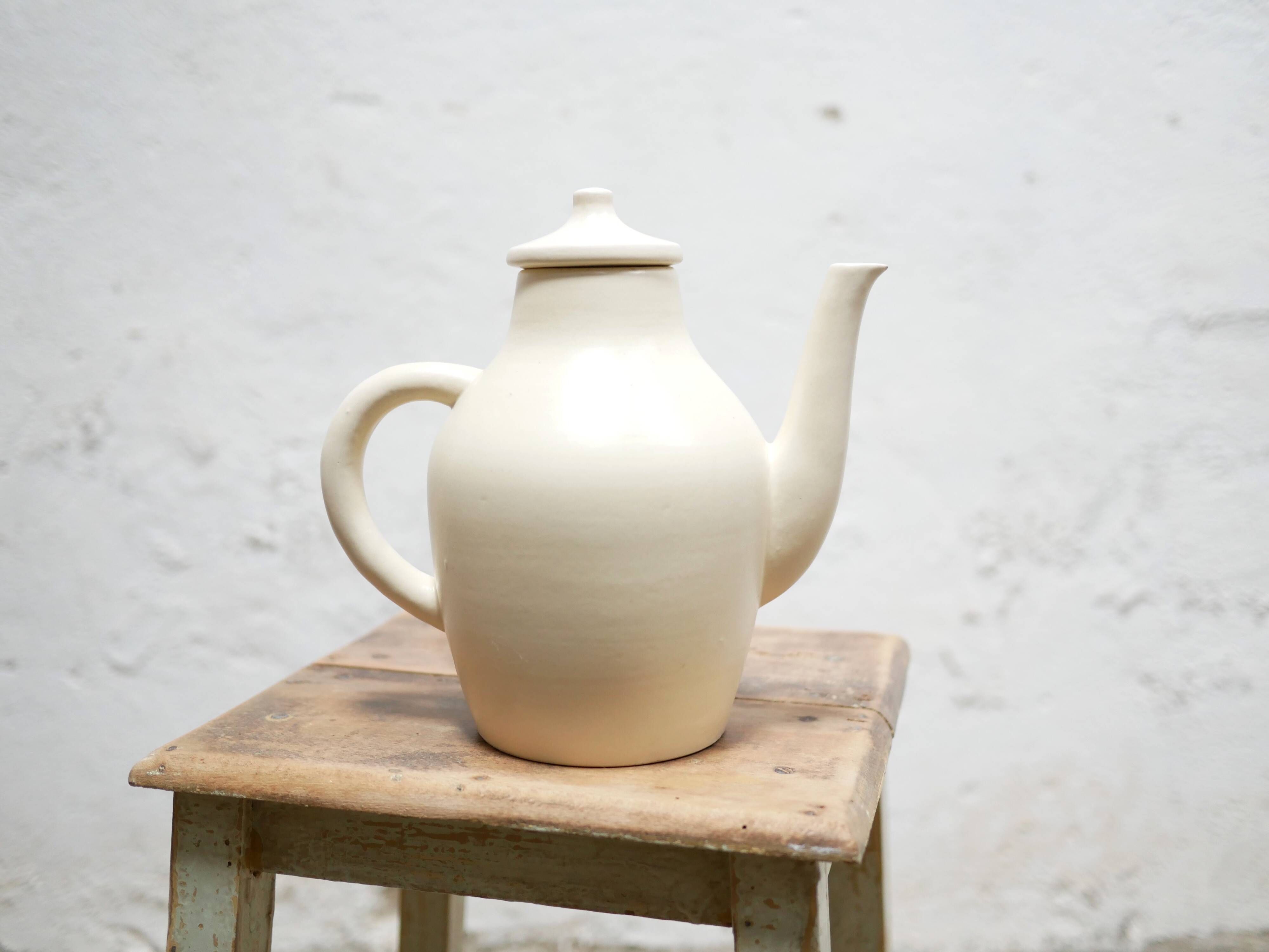Vintage ceramic coffee pot by Le Pot de Terre