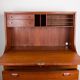 Secrétaire, bureau, Danois en Teck par Borge Mogensen pour Soborg Mobelfabrik 1960.
