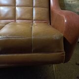Vintage quilted sofa