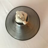 Conical lampshade iron and ceramic