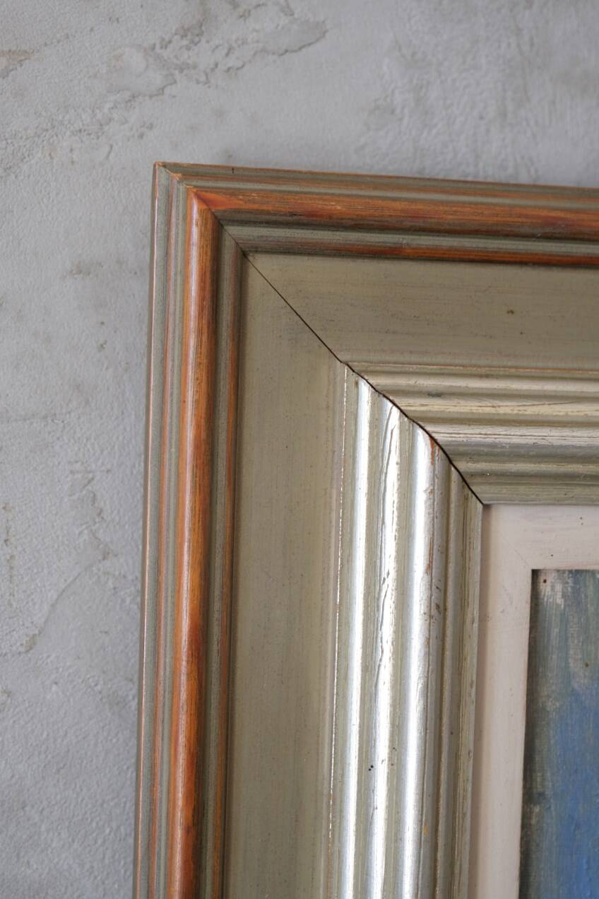 Oil on canvas cityscape 1951