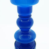 Bougeoir en verre bleu Alsterfors