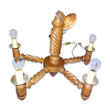 lustre en bois