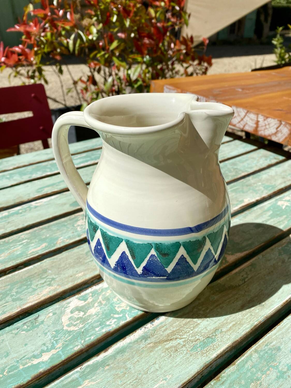 80s Italian Ceramic Pitcher