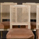 Set of 6 Louis XVI style chairs