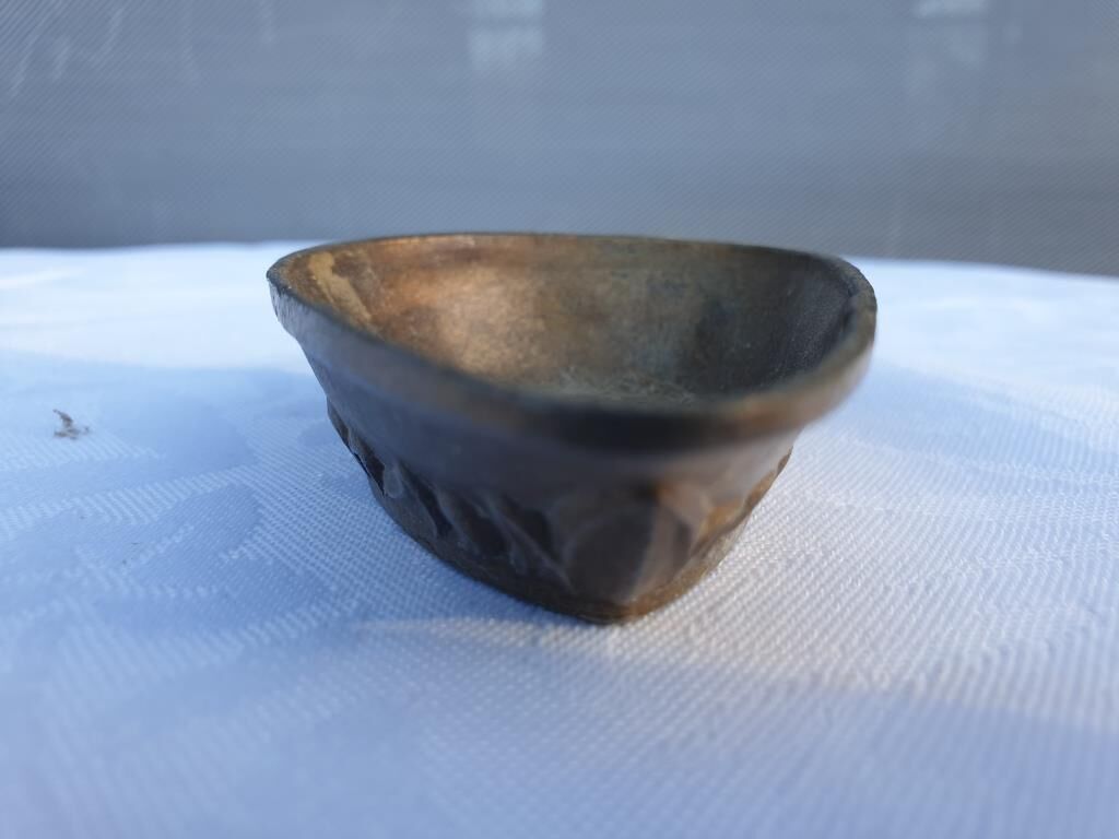 Nineteenth century snake candle holder