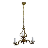 3-light bronze chandelier