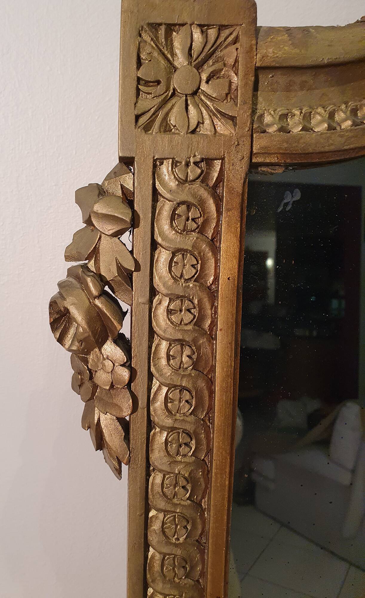 High Louis XVI mirror