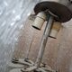 Lampadario Vintage in Vetro di Murano "Effetto Ghiaccio" – Anni '70 – Desig