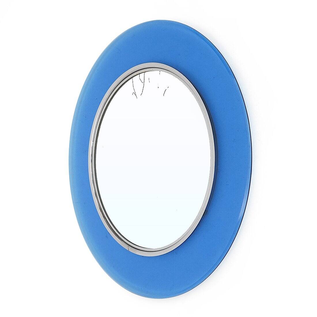 Round wall mirror by Fontana Arte, 1960s