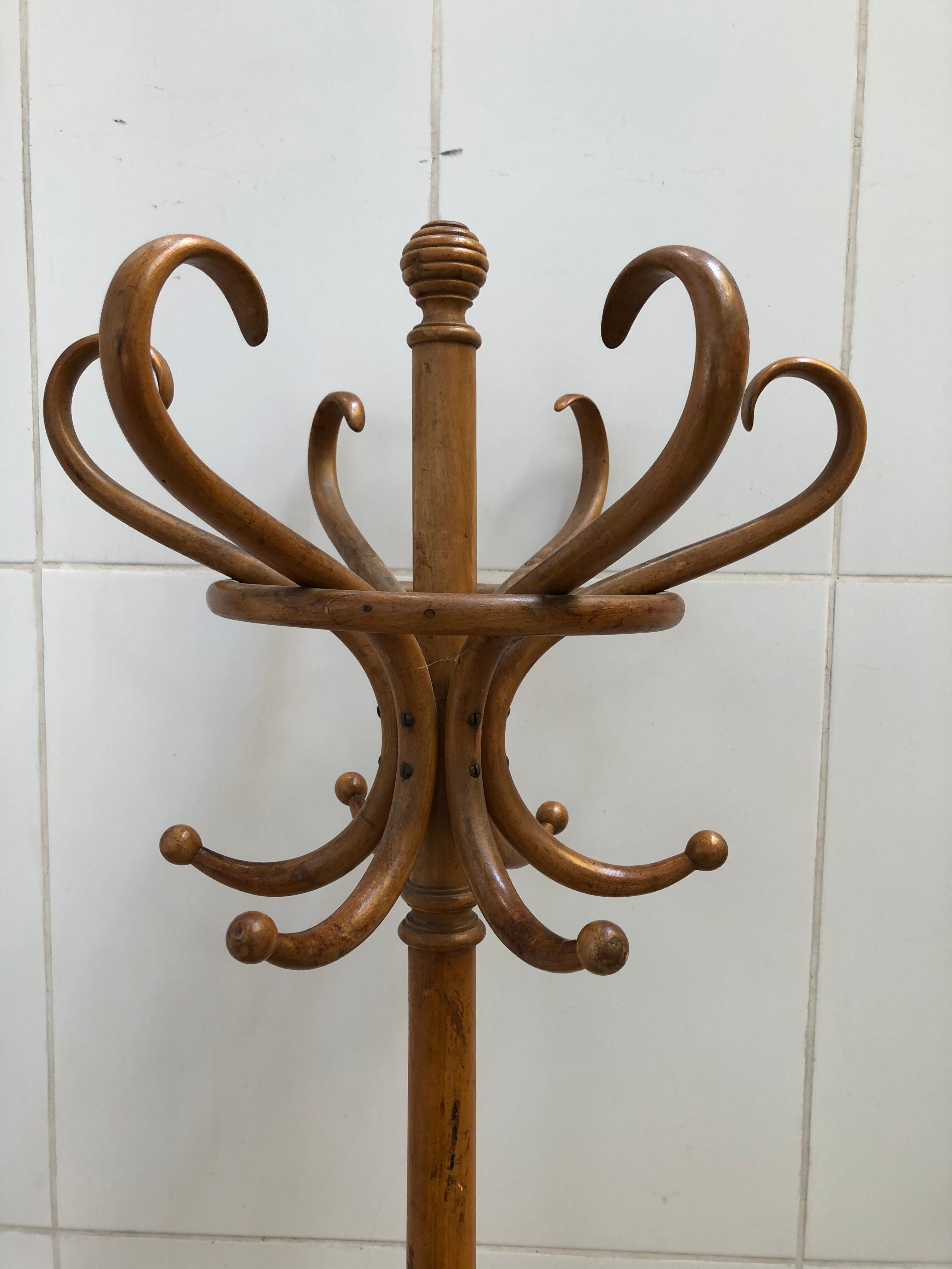 Old parrot coat holder Thonet vintage