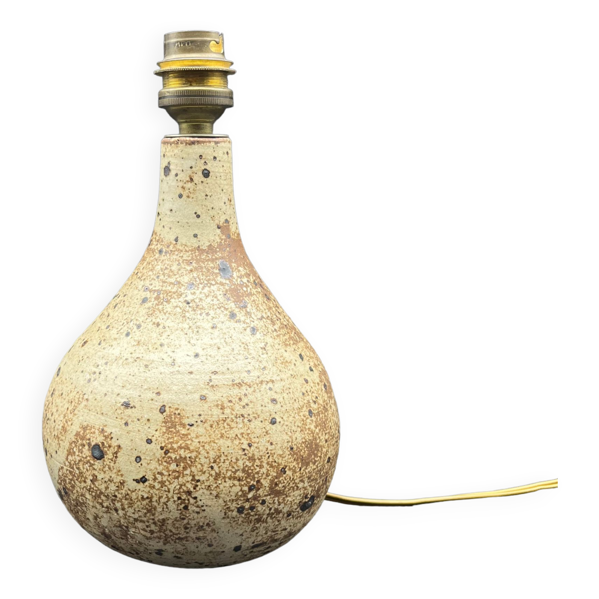 Ceramic lamp gres pyrite pear shape style
