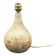 Ceramic lamp gres pyrite pear shape style