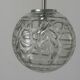 Hanging lamp in hand-blown white glass by Doria Leuchten, 1960s Germany
