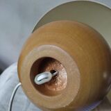 Wooden ball lamp