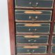 Louis Philippe period cabinet in mahogany veneer, 19th century.