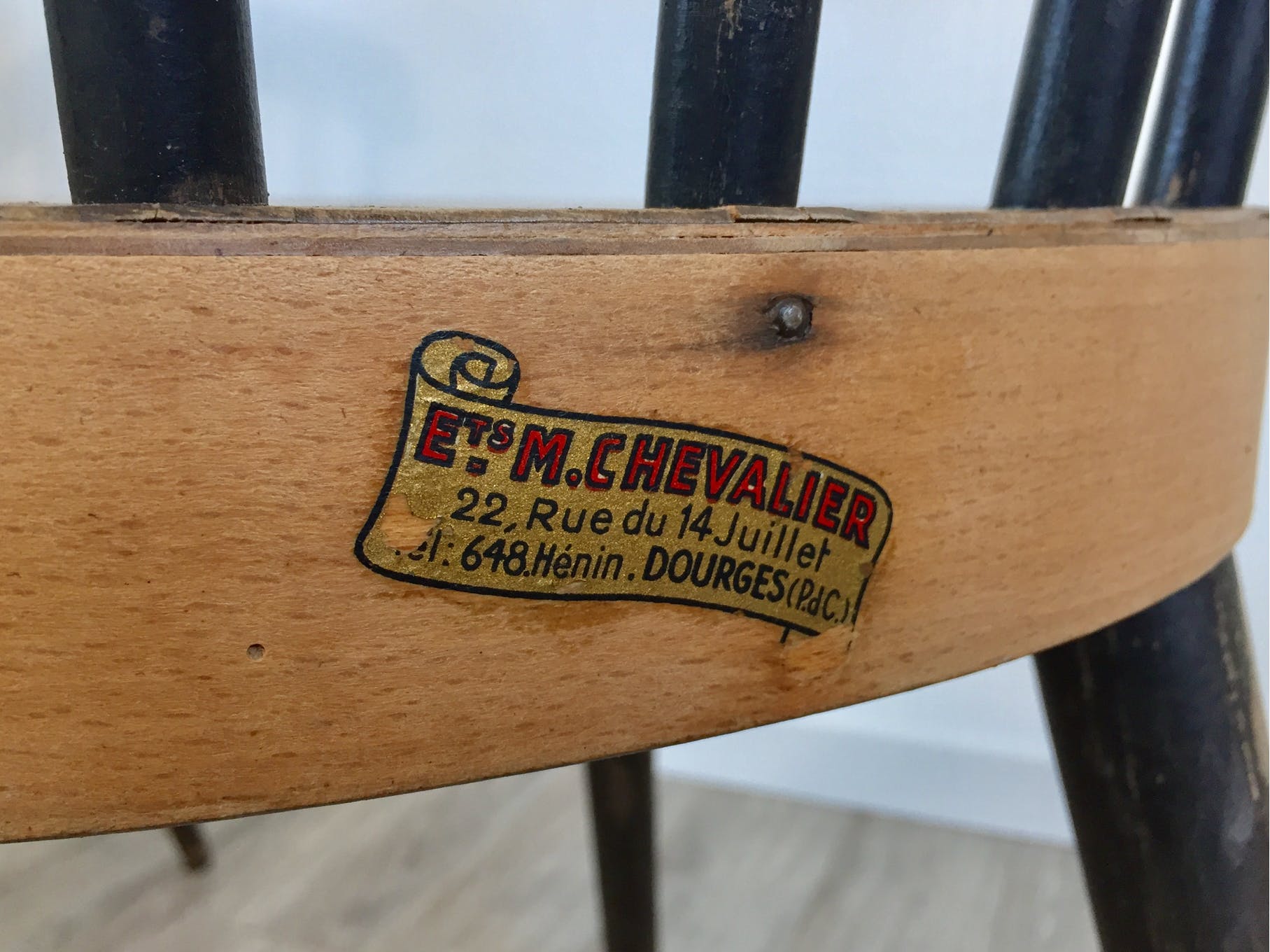 Pair of  bistro Baumann chairs