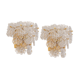 Wonderful Pair of Crystal Sconces by Kinkeldey, Germany, 1970s