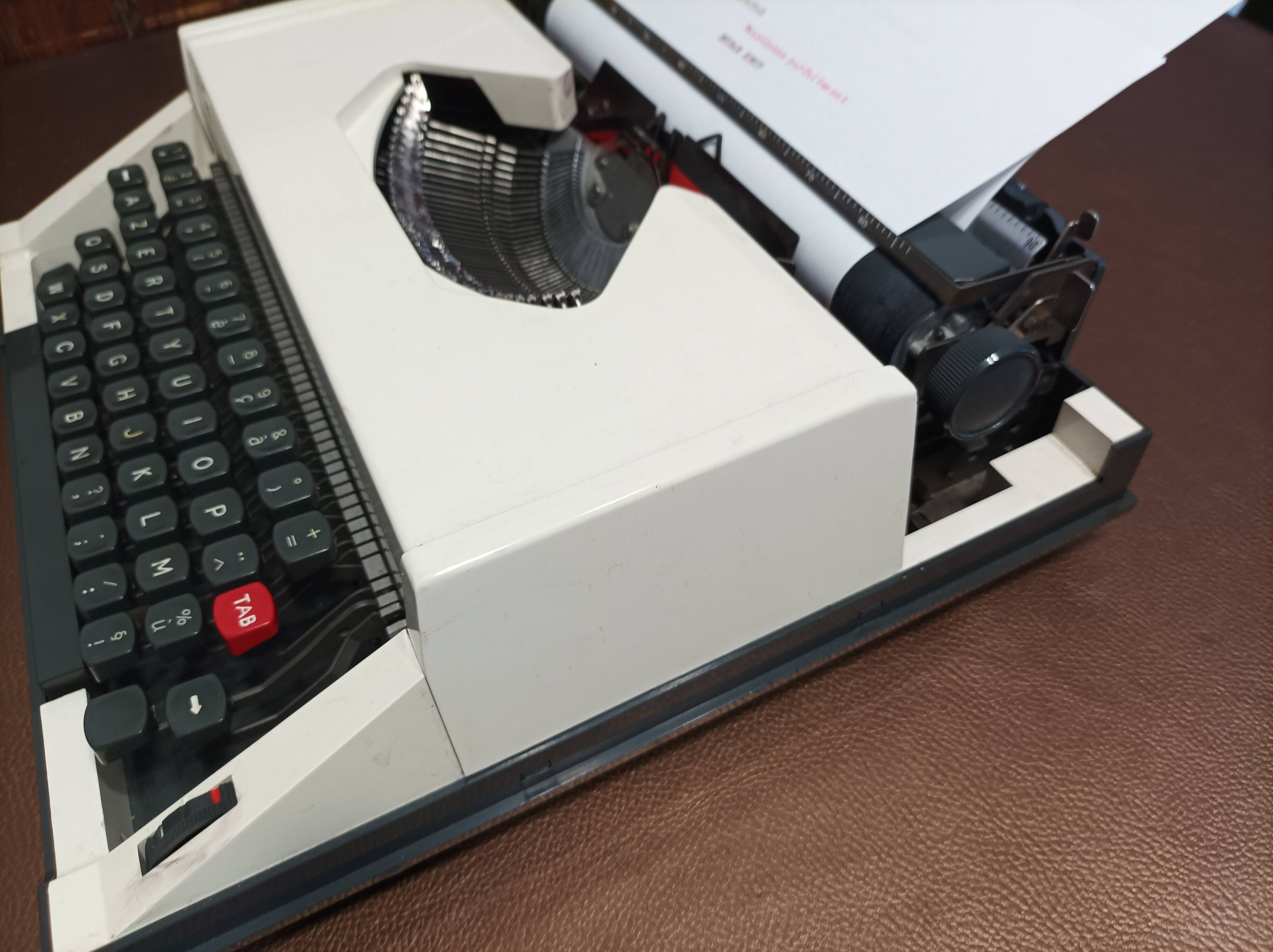 Special Olympiatte typewriter