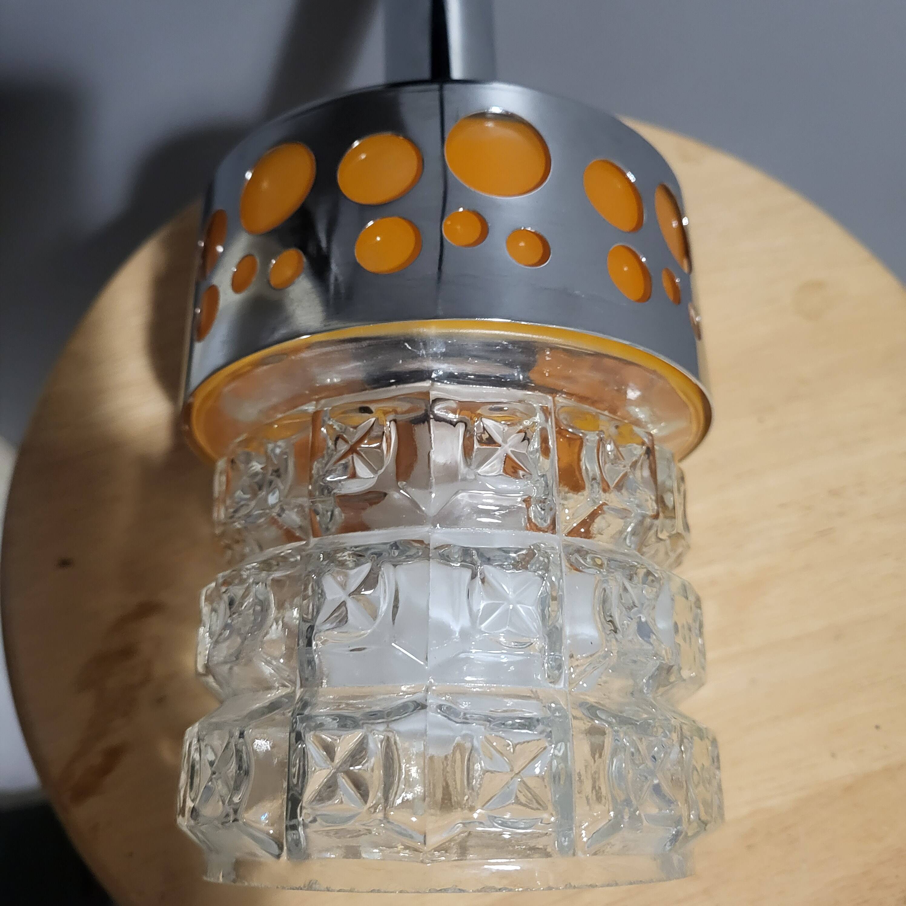 Raak suspension, space age chrome orange