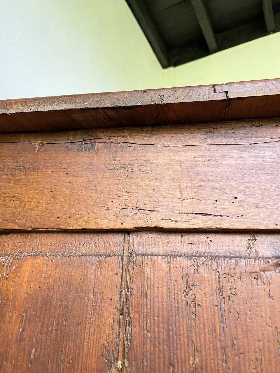 Jam cabinet, folk art furniture, oak, 19th century